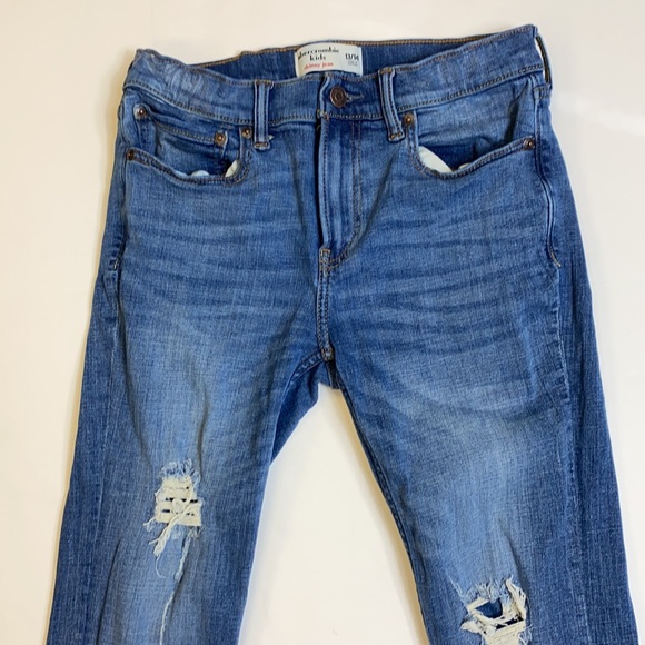 Abercrombie kids skinny jeans size 13 back/14 - Picture 2 of 5
